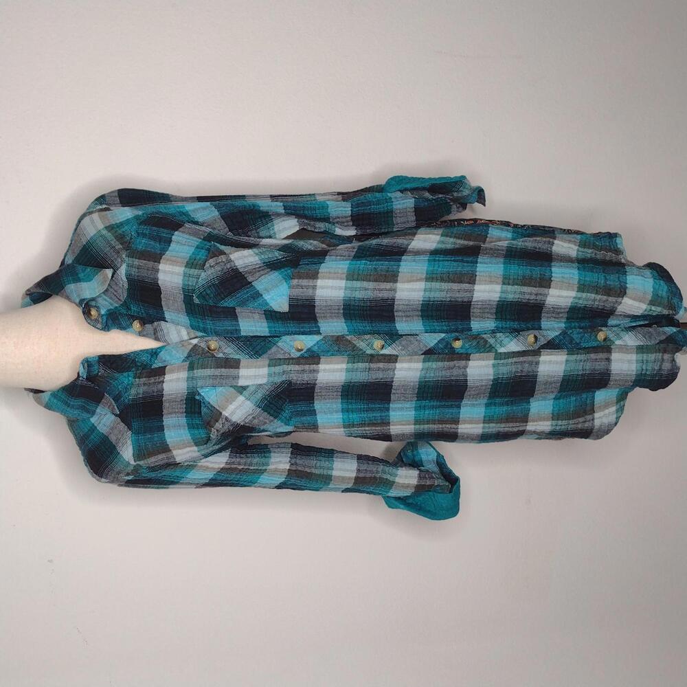Preloved Tolani Navajo Plaid Dress Size Small